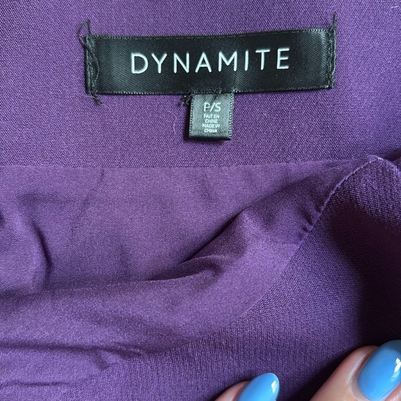 Dynamite Rich Purple Top - Picture 3 of 3